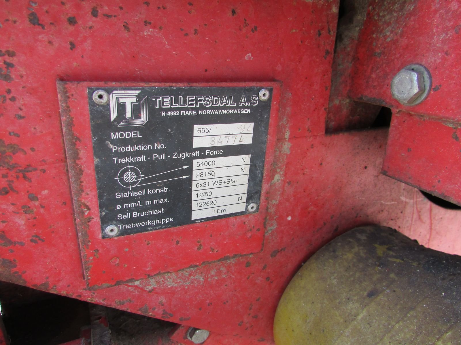 Seilwinde от тип Norse 655, Gebrauchtmaschine в Saxen (Снимка 10)