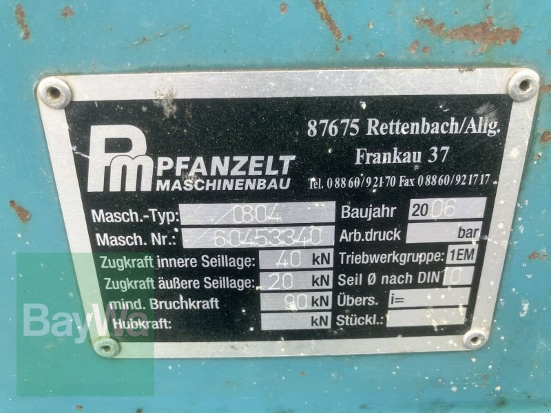 Seilwinde tipa Pfanzelt 0804, Gebrauchtmaschine u Bamberg (Slika 14)