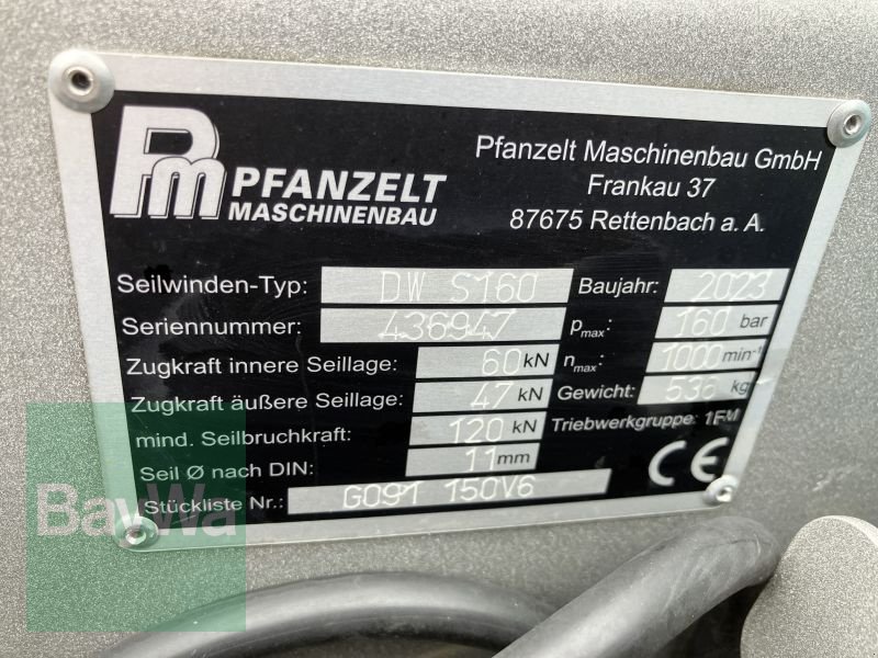 Seilwinde des Typs Pfanzelt AKTION !! S 160, Gebrauchtmaschine in Bamberg (Bild 7)