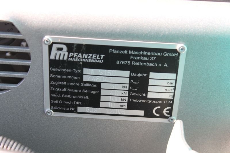 Seilwinde του τύπου Pfanzelt S 150 S-LINE, Neumaschine σε Straubing (Φωτογραφία 3)