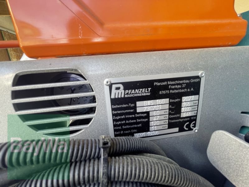 Seilwinde του τύπου Pfanzelt S-160, 2m Rückeschild, Neumaschine σε Ellwangen (Jagst) (Φωτογραφία 5)