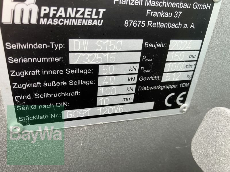 Seilwinde типа Pfanzelt S150, Gebrauchtmaschine в Bamberg (Фотография 11)