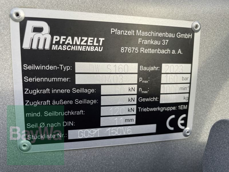Seilwinde от тип Pfanzelt S160, Gebrauchtmaschine в Bamberg (Снимка 8)