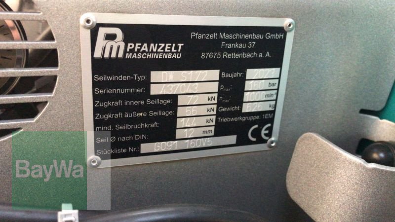 Seilwinde του τύπου Pfanzelt S172 S-LINE PFANZELT GETRIEBES, Gebrauchtmaschine σε Mindelheim (Φωτογραφία 12)