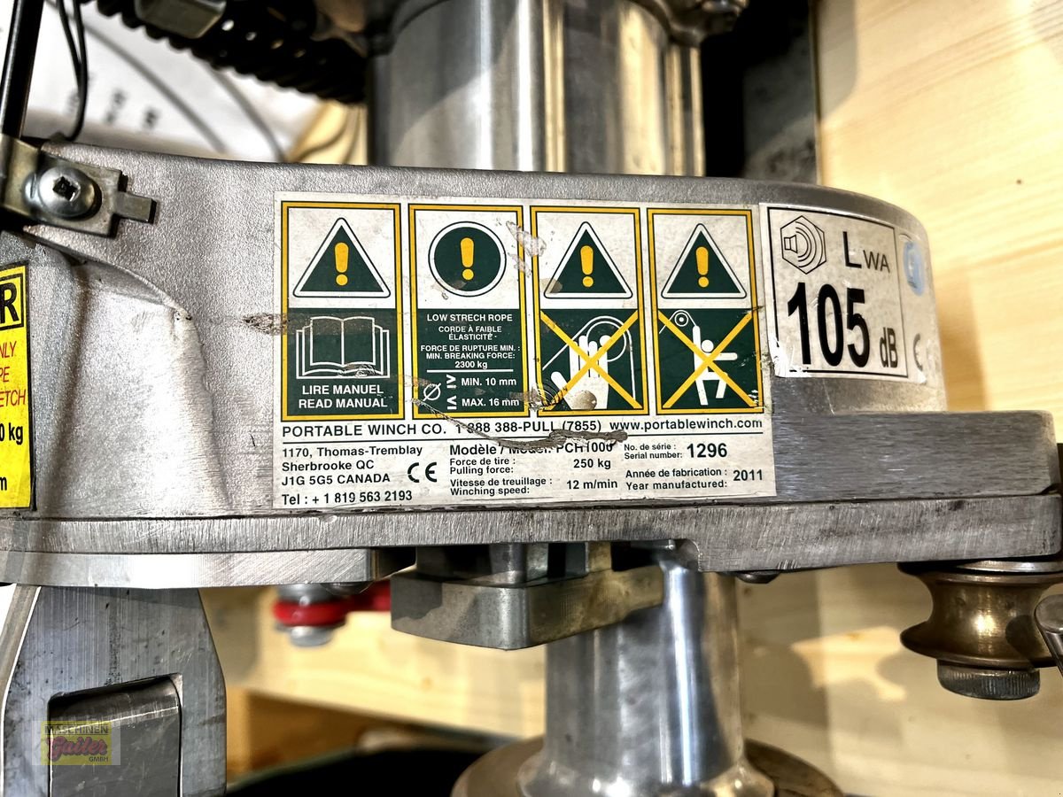 Seilwinde del tipo Portable Winch PCH-1000 Benzinbetriebene Zug- und Hubwinde, Gebrauchtmaschine In Kötschach (Immagine 5)