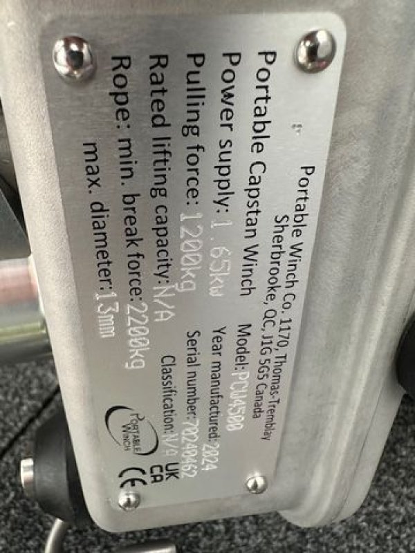 Seilwinde del tipo Portable Winch PCW4500 SET benzinbetriebene tragbare Spillwinde, Neumaschine In Tamsweg (Immagine 7)