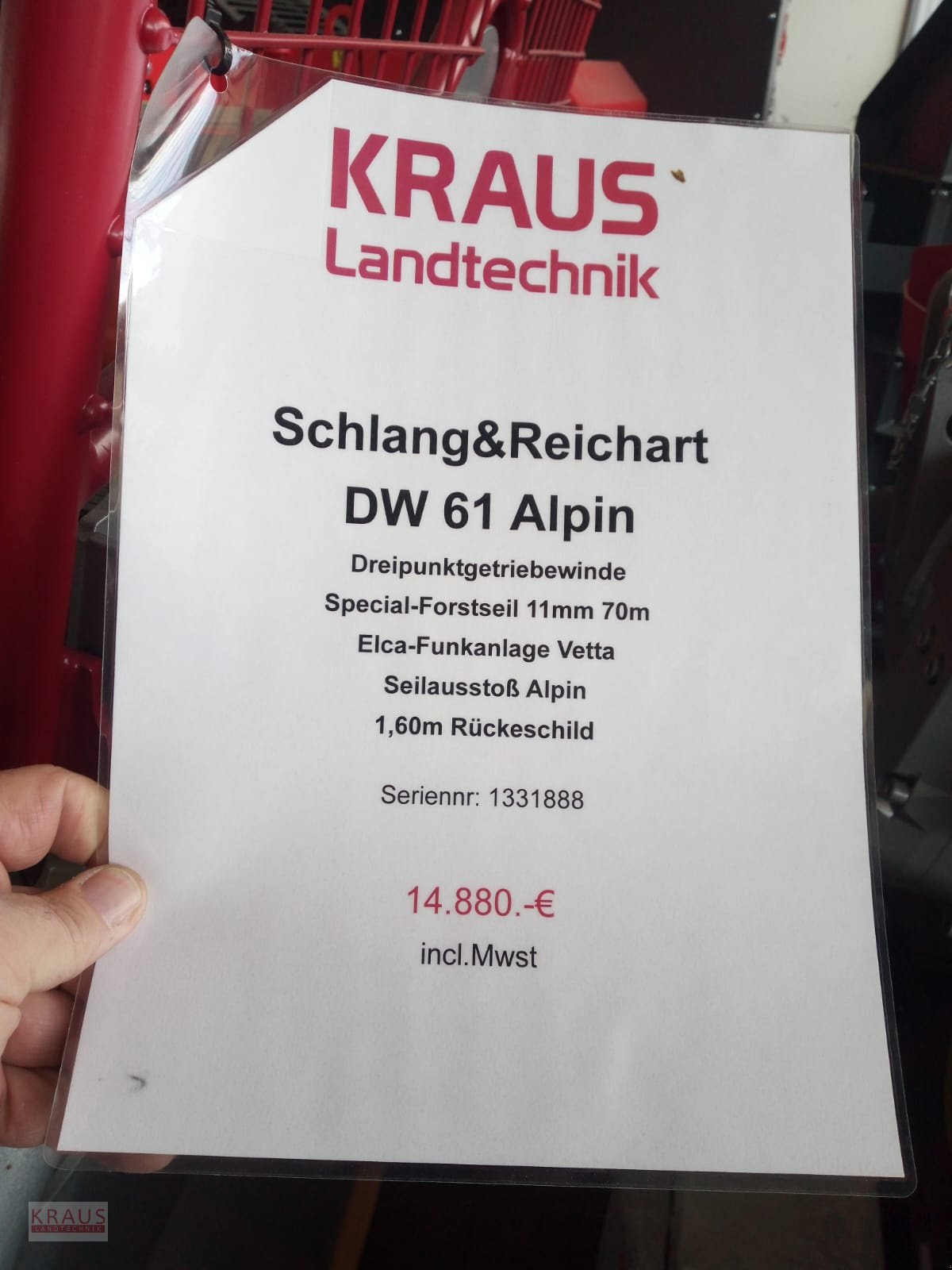 Seilwinde a típus Schlang & Reichart DW 61, Neumaschine ekkor: Geiersthal (Kép 2)