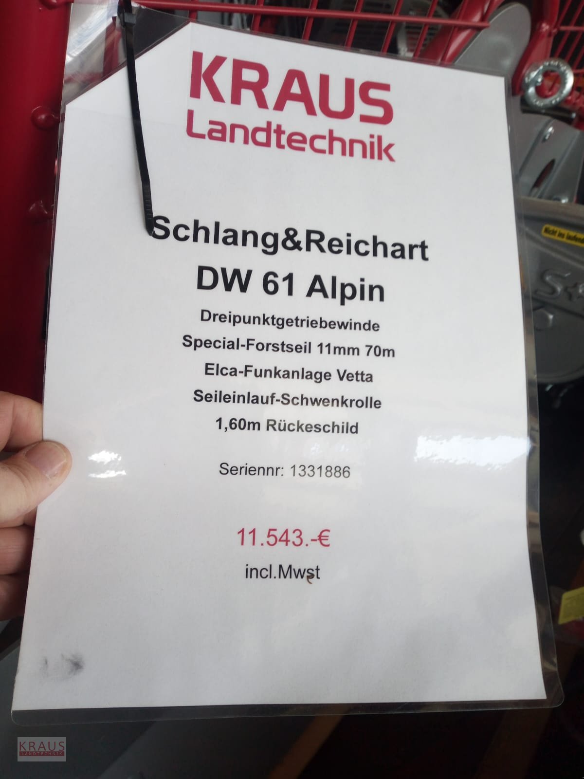 Seilwinde a típus Schlang & Reichart DW 61, Neumaschine ekkor: Geiersthal (Kép 3)