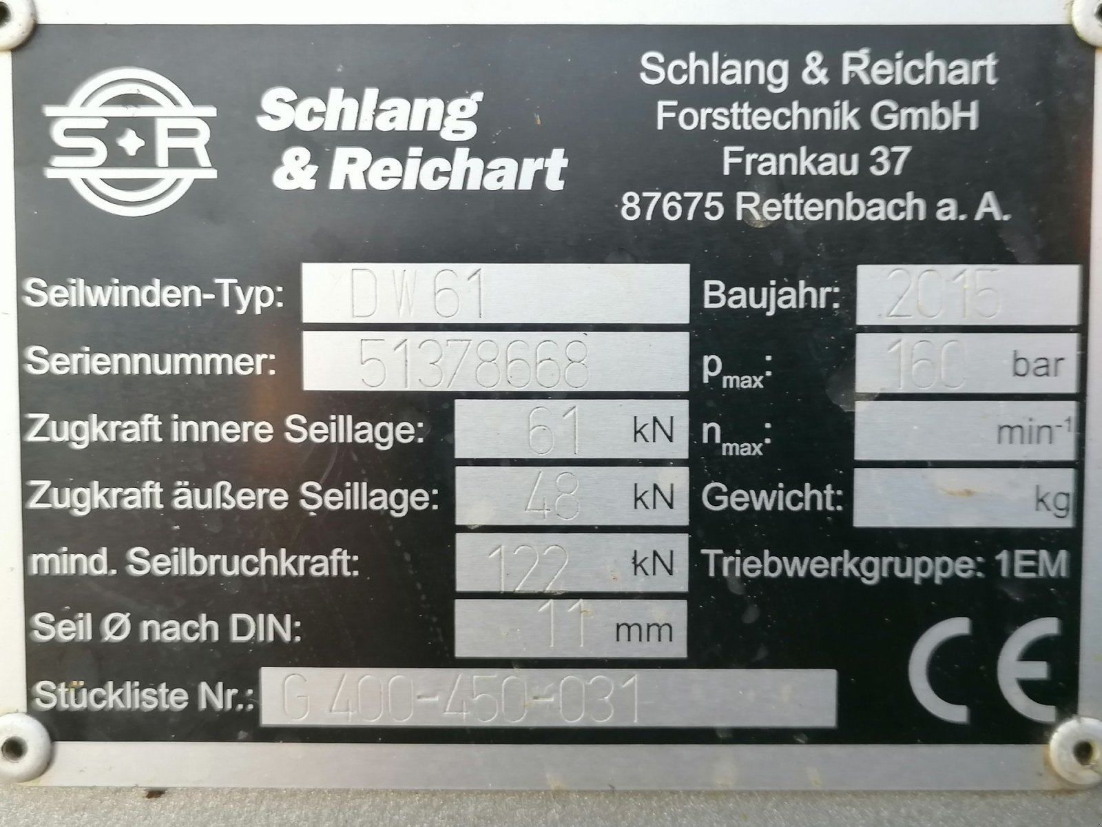 Seilwinde του τύπου Schlang & Reichart Seilwinde D, Gebrauchtmaschine σε Seebach (Φωτογραφία 2)