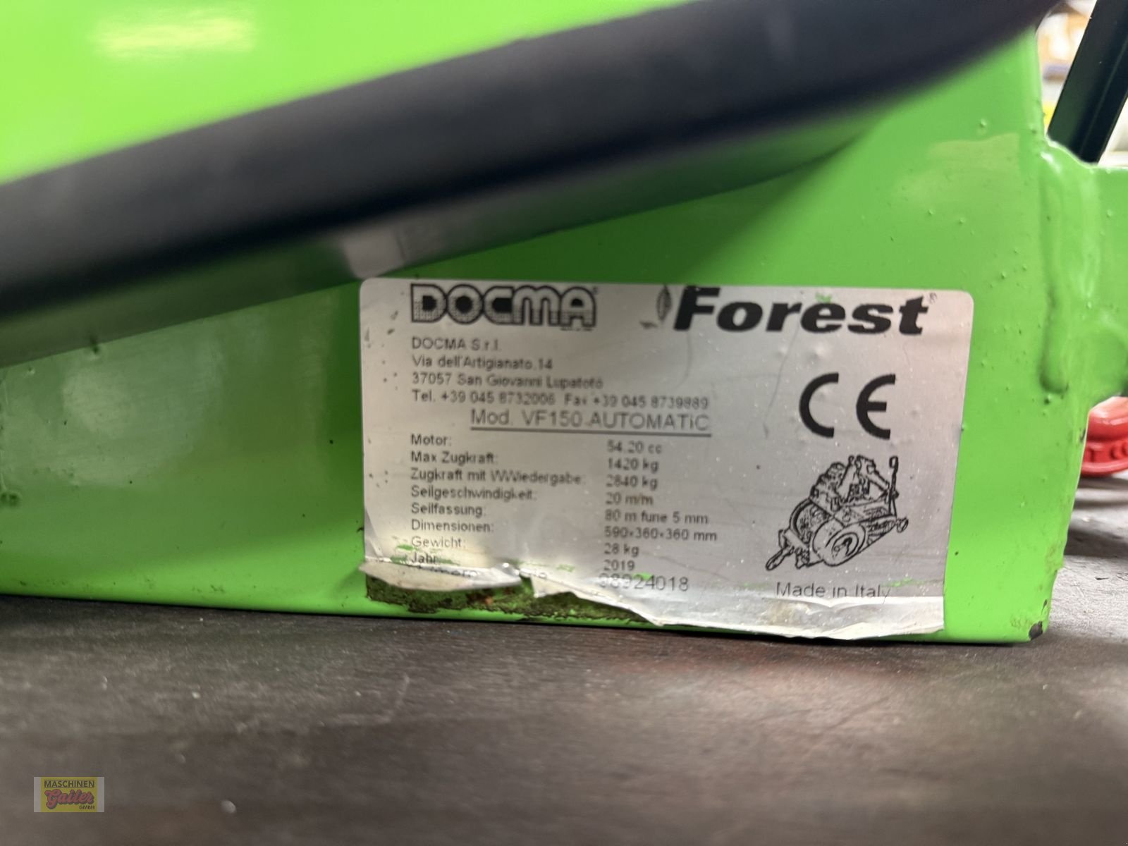 Seilwinde del tipo Sonstige Docma VF150 Automatic - tragbare Forstseilwinde, Gebrauchtmaschine en Kötschach (Imagen 10)