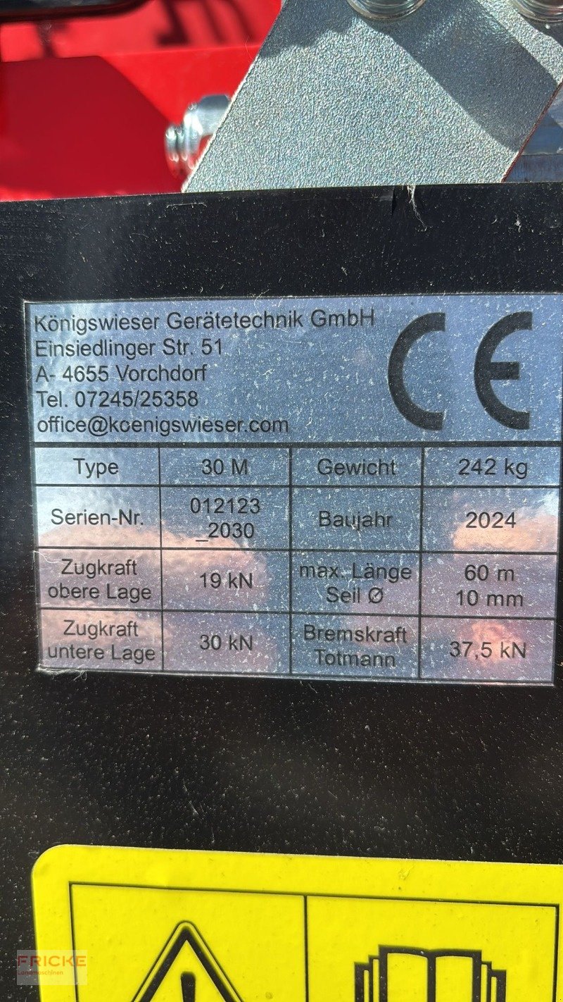 Seilwinde typu Sonstige KDG 30 M Seilwinde, Neumaschine v Bockel - Gyhum (Obrázek 3)