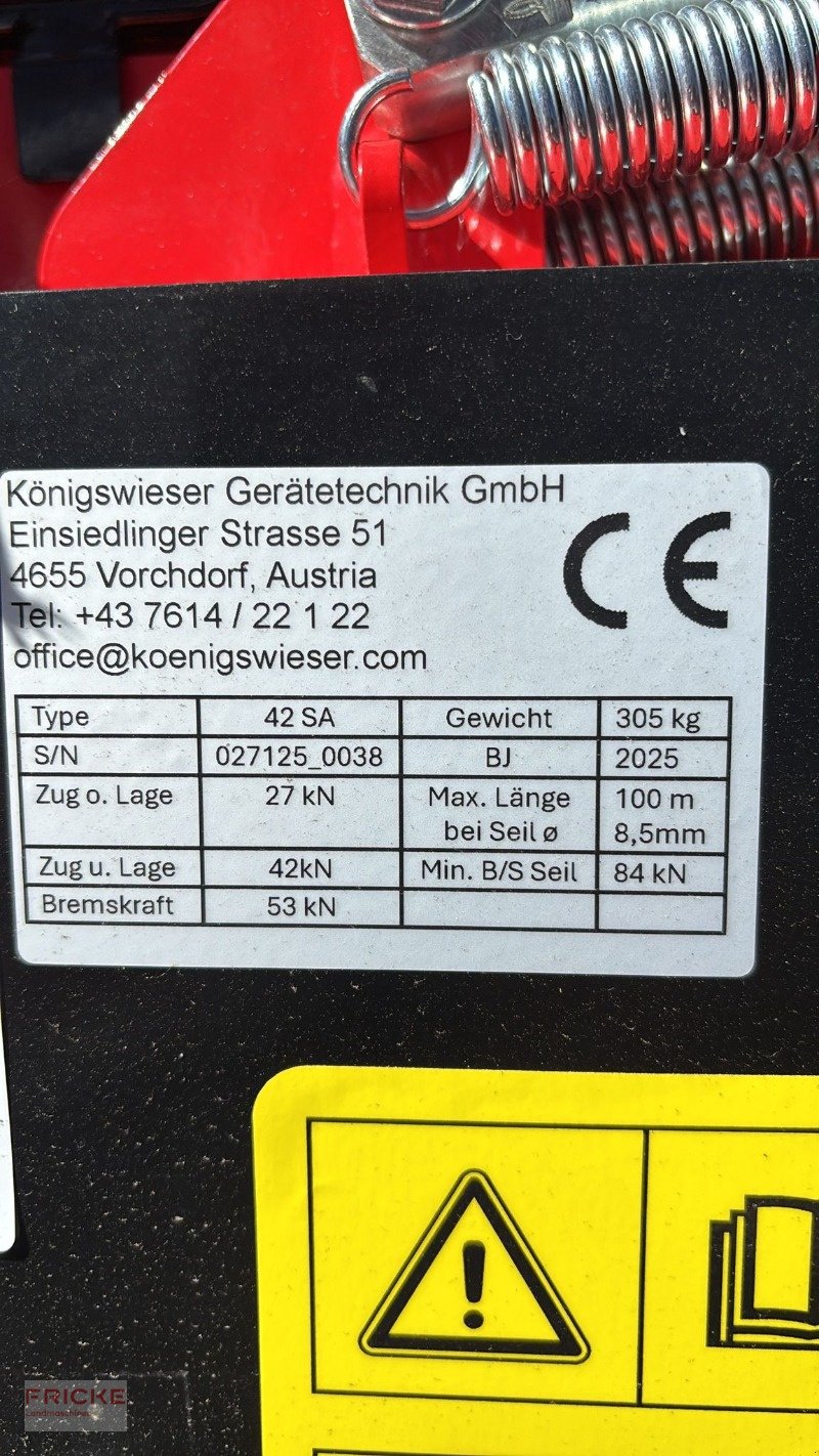 Seilwinde a típus Sonstige KDG 42 SA Seilwinde, Neumaschine ekkor: Bockel - Gyhum (Kép 2)