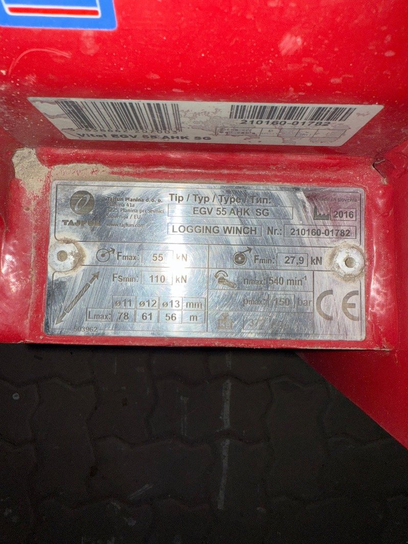 Seilwinde des Typs Sonstige Taifun Seilwinde mit Teleskopausschub, Gebrauchtmaschine in Bad Oldesloe (Bild 3)