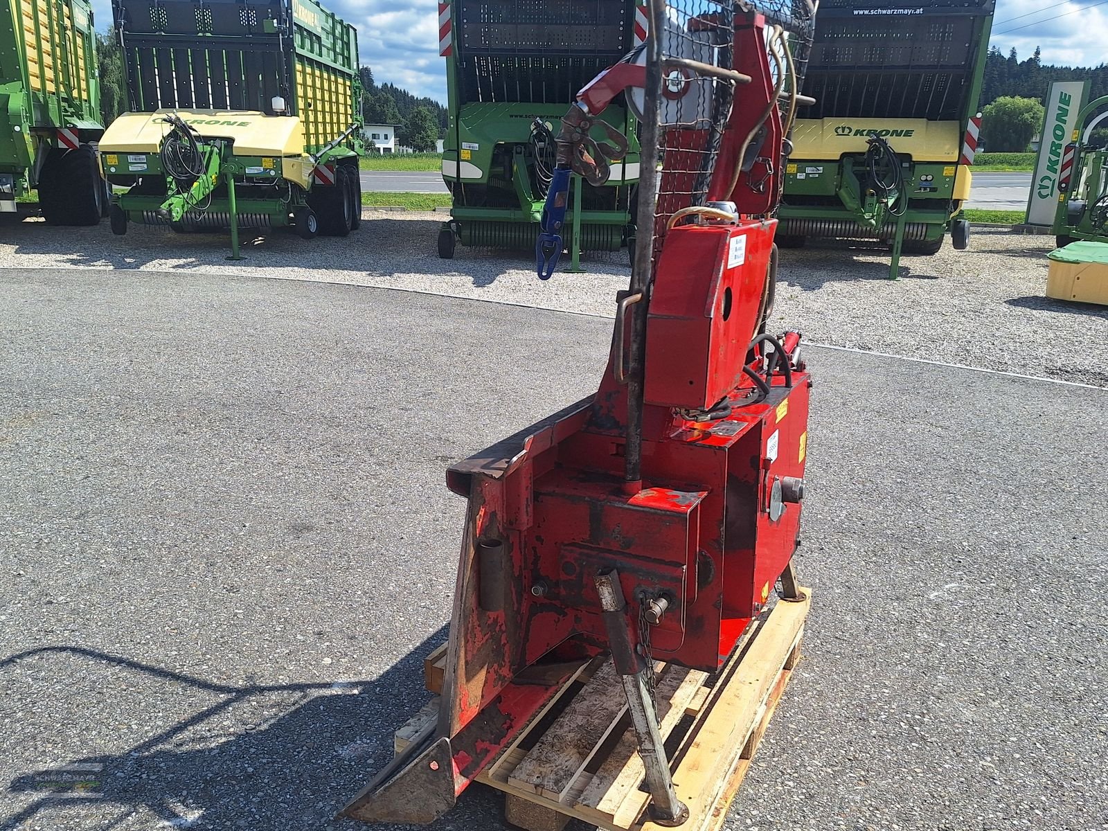 Seilwinde Türe ait Tajfun 8to. EGV 80 AHK mit Funkfernsteuerung, Gebrauchtmaschine içinde Gampern (resim 2)