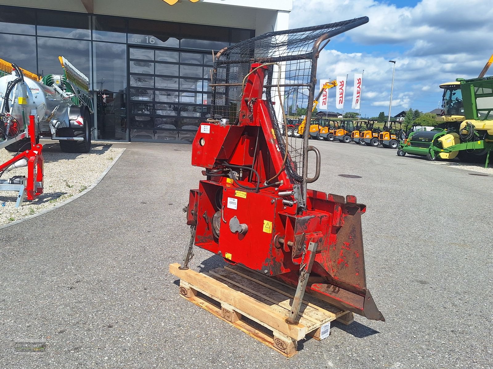 Seilwinde Türe ait Tajfun 8to. EGV 80 AHK mit Funkfernsteuerung, Gebrauchtmaschine içinde Gampern (resim 4)