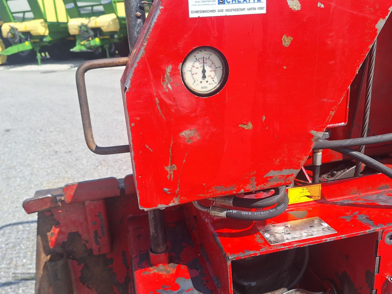 Seilwinde Türe ait Tajfun 8to. EGV 80 AHK mit Funkfernsteuerung, Gebrauchtmaschine içinde Gampern (resim 8)