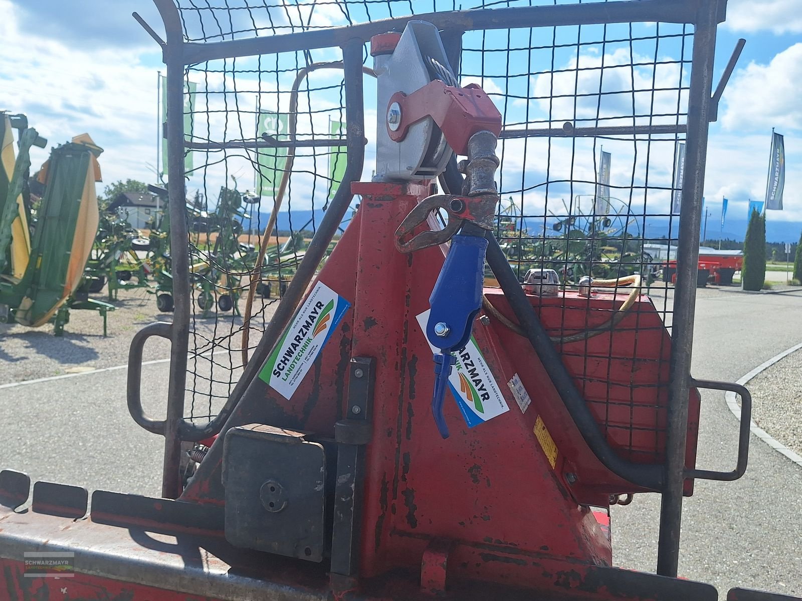 Seilwinde Türe ait Tajfun 8to. EGV 80 AHK mit Funkfernsteuerung, Gebrauchtmaschine içinde Gampern (resim 7)