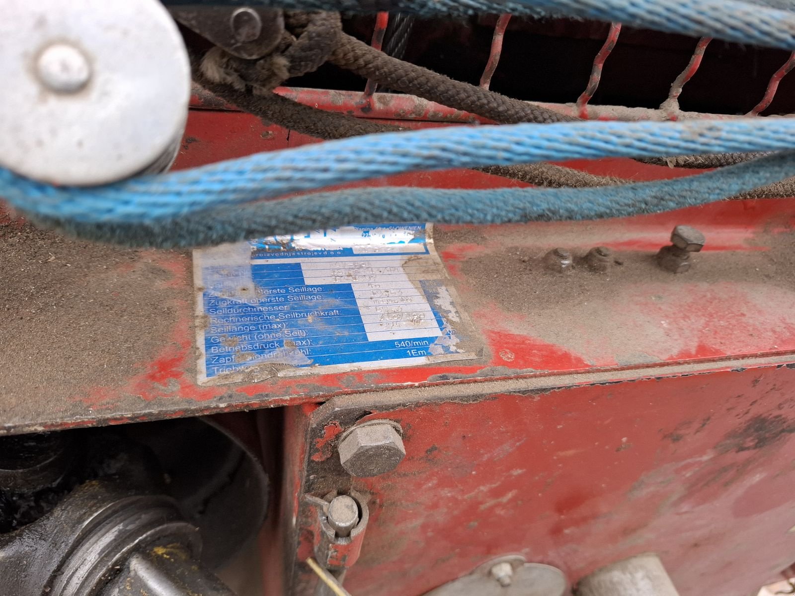 Seilwinde del tipo Tajfun EGV 40, Gebrauchtmaschine en Saxen (Imagen 9)