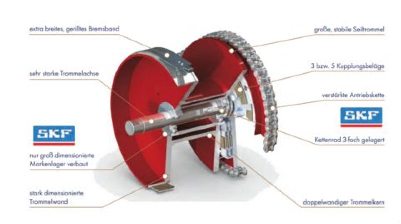 Seilwinde a típus Tajfun EGV 55 AHK SG, Neumaschine ekkor: Neukirchen am Walde  (Kép 16)