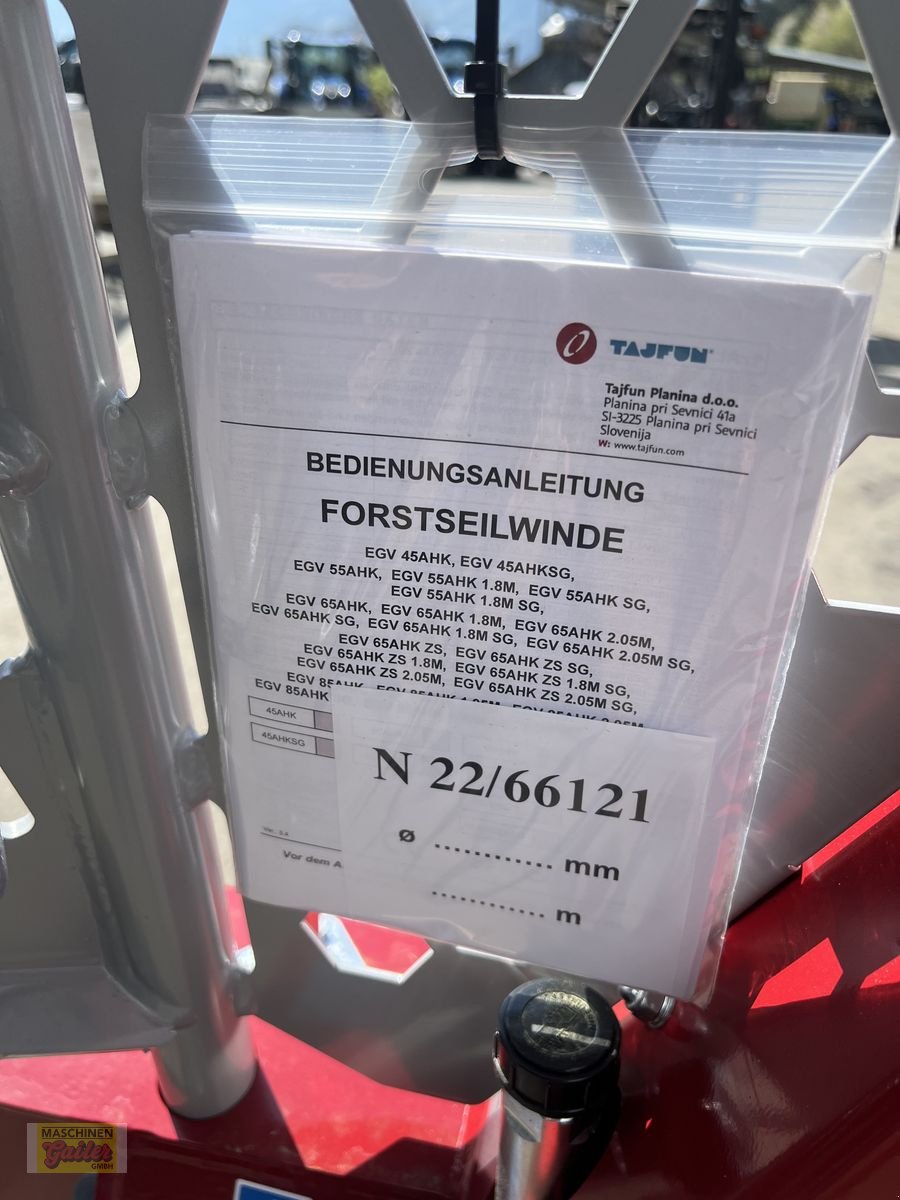 Seilwinde a típus Tajfun EGV55 AHK SG mit Schildbreite 180 cm, Neumaschine ekkor: Kötschach (Kép 21)