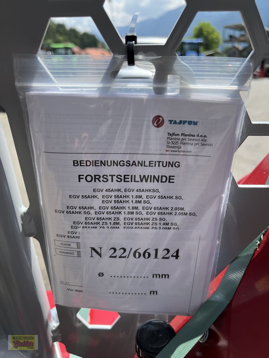 Seilwinde a típus Tajfun EGV85 AHK SG mit Schildbreite 205 cm, Neumaschine ekkor: Kötschach (Kép 13)