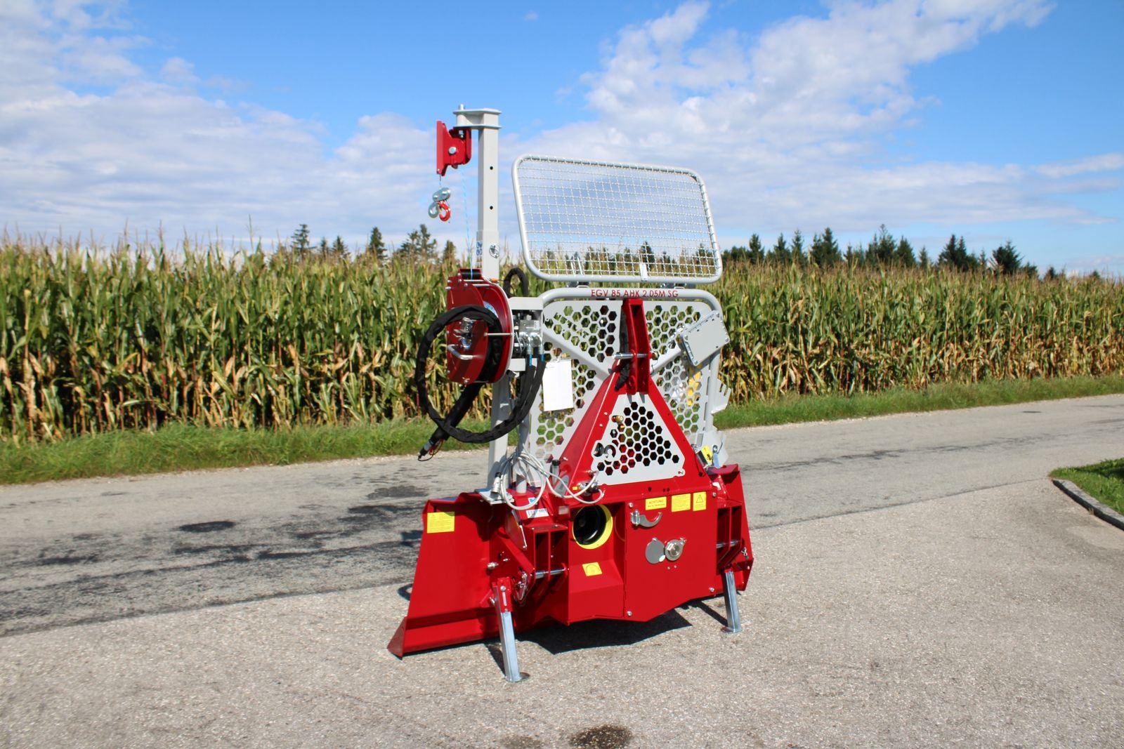 Seilwinde a típus Tajfun Tajfun EGV 85 AHK SG 2,05 mit SOMA Hilfswinde, Neumaschine ekkor: Neukirchen am Walde  (Kép 2)