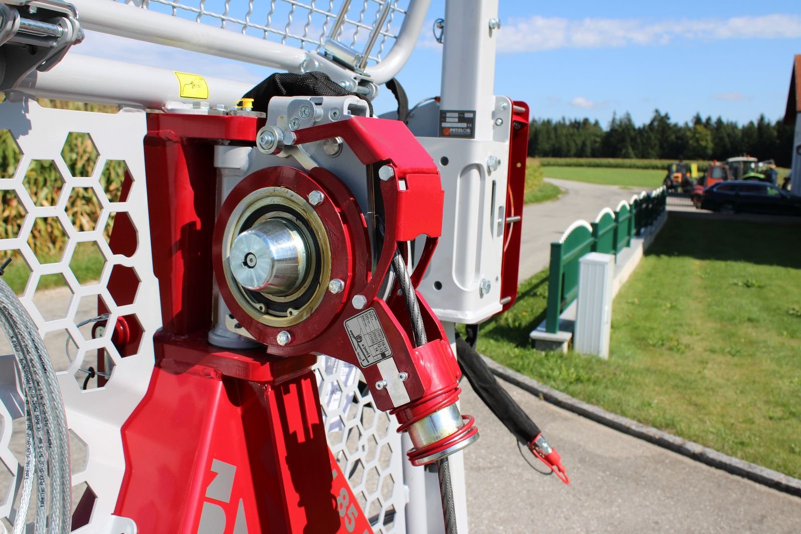 Seilwinde a típus Tajfun Tajfun EGV 85 AHK SG 2,05 mit SOMA Hilfswinde, Neumaschine ekkor: Neukirchen am Walde  (Kép 7)