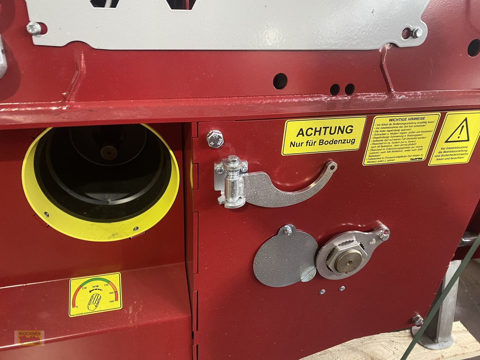 Seilwinde a típus Tajfun Tajfun EGV65 AHK SG mit SOMA-Hilfswinde, Neumaschine ekkor: Kötschach (Kép 9)