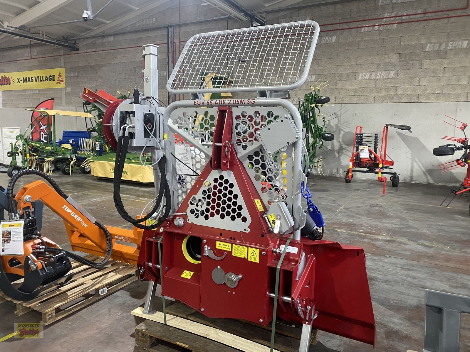 Seilwinde a típus Tajfun Tajfun EGV65 AHK SG mit SOMA-Hilfswinde, Neumaschine ekkor: Kötschach (Kép 5)