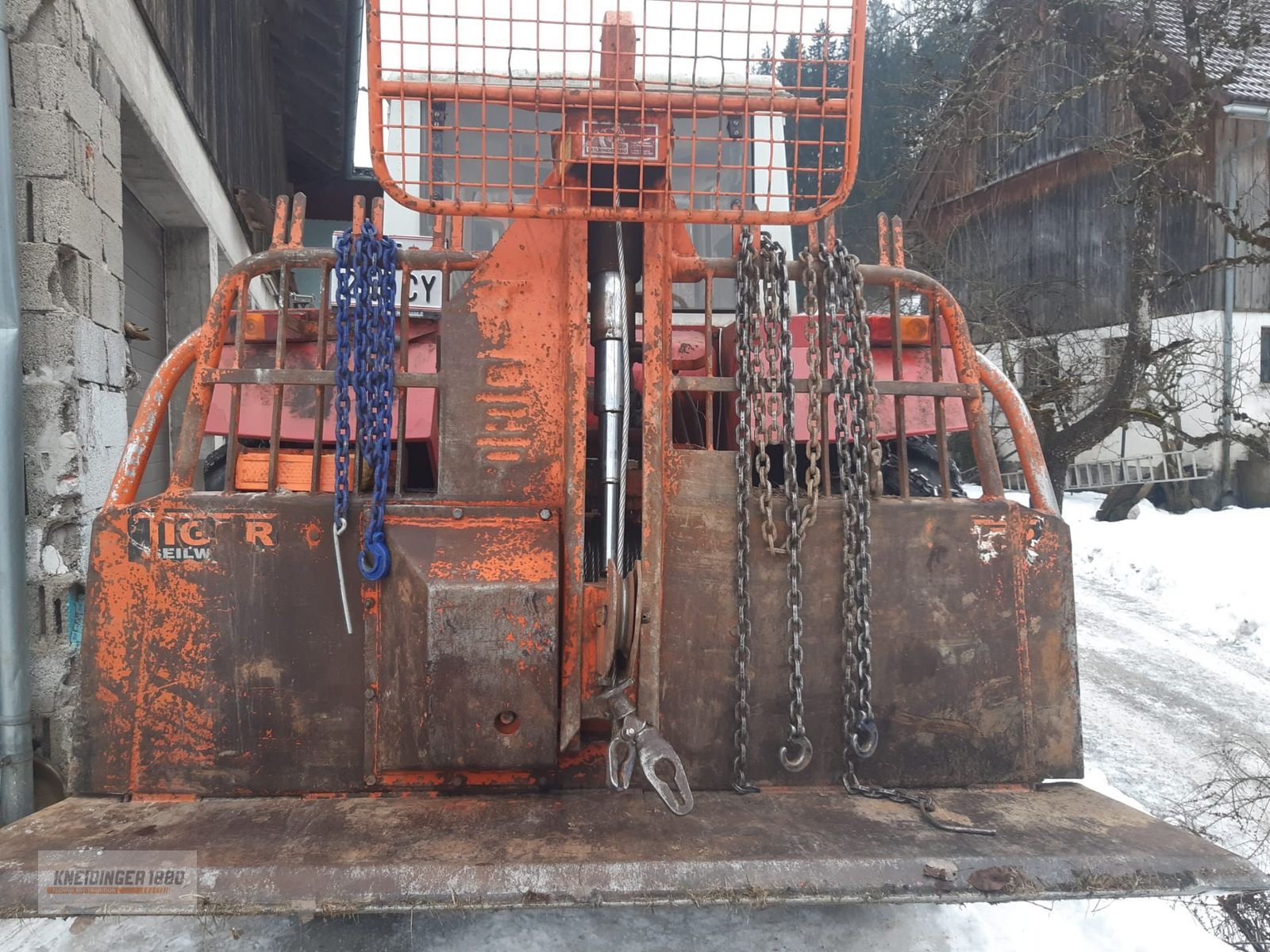 Seilwinde van het type Tiger 8 Tonnen/Klappschild, Gebrauchtmaschine in Altenfelden (Foto 1)