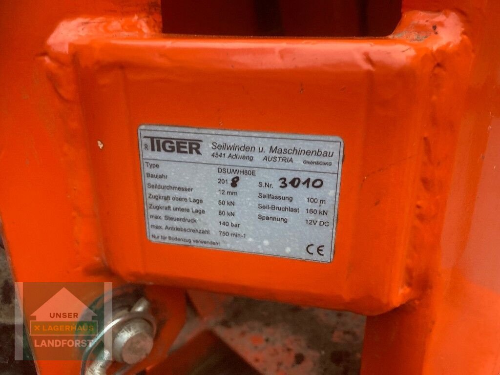 Seilwinde типа Tiger DSU WH 80E, Gebrauchtmaschine в Kapfenberg (Фотография 11)