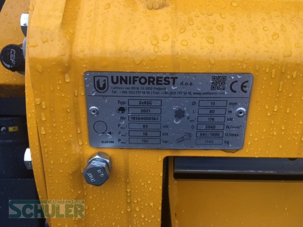Seilwinde du type Uniforest 2x85G, Neumaschine en St. Märgen (Photo 6)