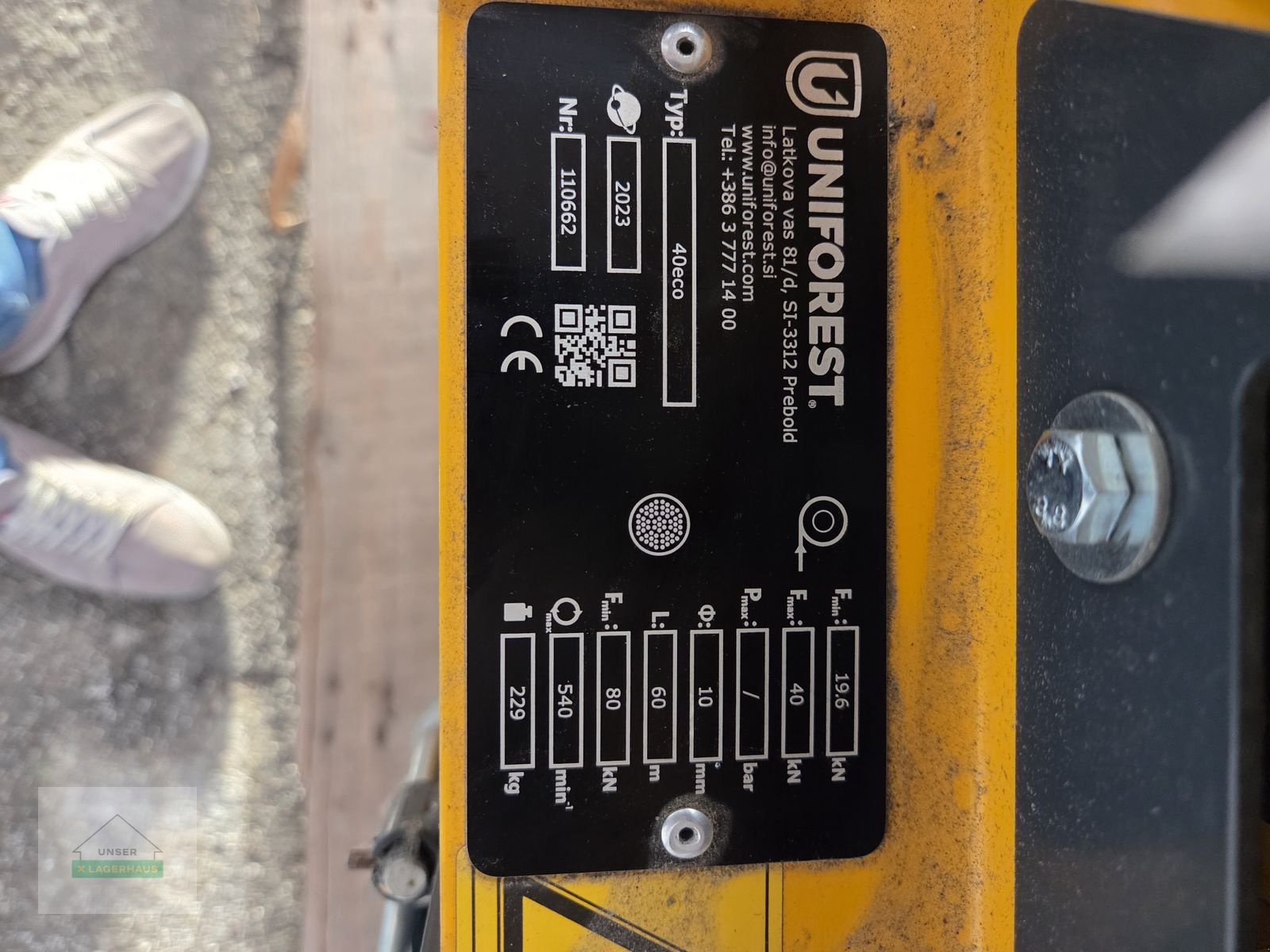 Seilwinde от тип Uniforest 40 ECO, Neumaschine в Grosswilfersdorf (Снимка 4)