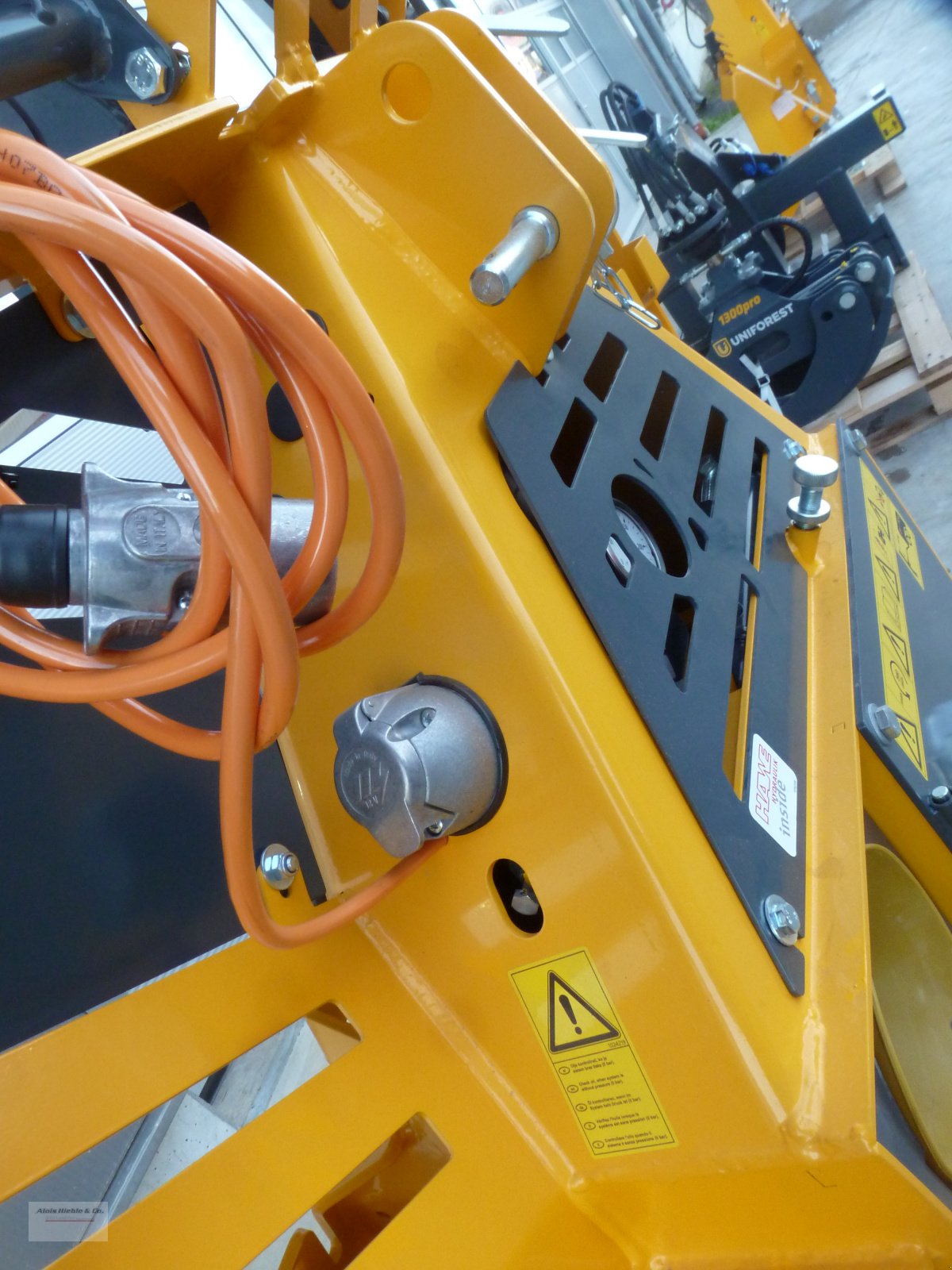 Seilwinde del tipo Uniforest 45 H Funk Kunststoffseil, Neumaschine In Tapfheim (Immagine 9)