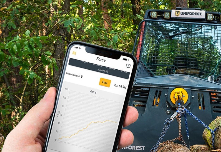 Seilwinde Türe ait Uniforest 45Hpro 55Hpro 65Hpro 85Hpro 95Hpro, Neumaschine içinde Burgthann (resim 17)