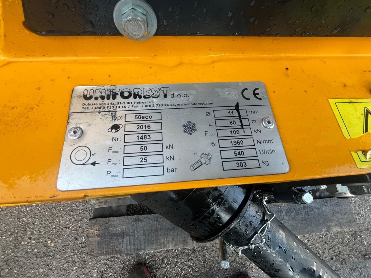 Seilwinde a típus Uniforest 50 ECO, Gebrauchtmaschine ekkor: Pischelsdorf am Engelbach (Kép 5)
