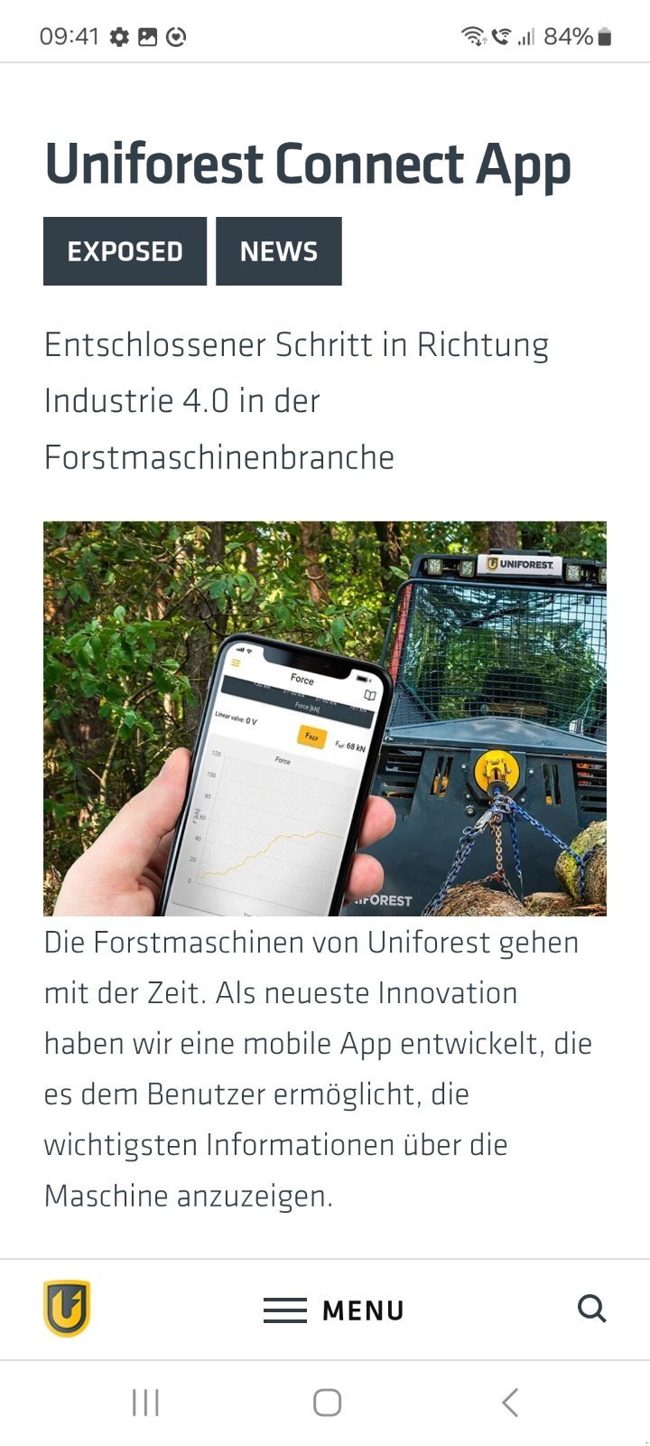 Seilwinde of the type Uniforest 55 H Pro, Neumaschine in Burgthann (Picture 14)