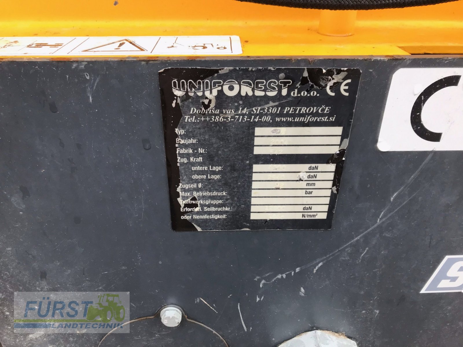 Seilwinde от тип Uniforest 60 E, Gebrauchtmaschine в Perlesreut (Снимка 5)