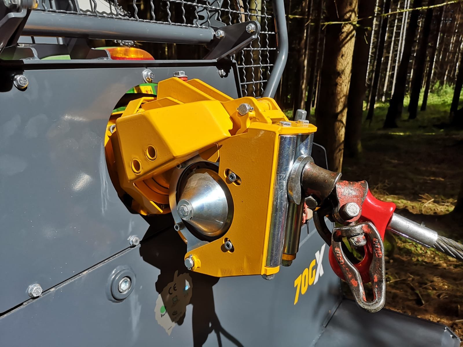 Seilwinde Türe ait Uniforest 70 GX, Neumaschine içinde Zachenberg (resim 12)