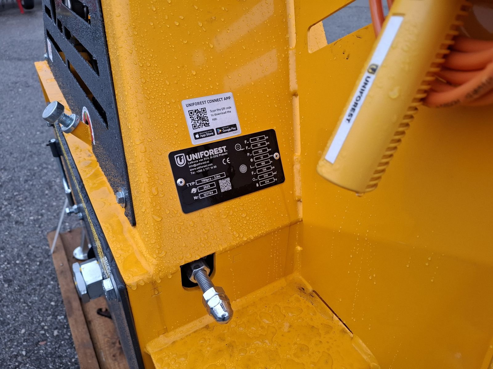 Seilwinde от тип Uniforest 70 Hpro Stop  2m Schild, Gebrauchtmaschine в Saxen (Снимка 3)