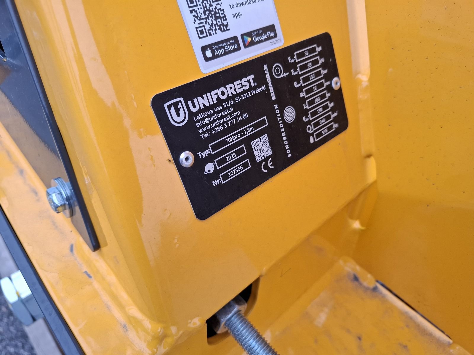 Seilwinde του τύπου Uniforest 70 Hpro Stop, Gebrauchtmaschine σε Saxen (Φωτογραφία 10)