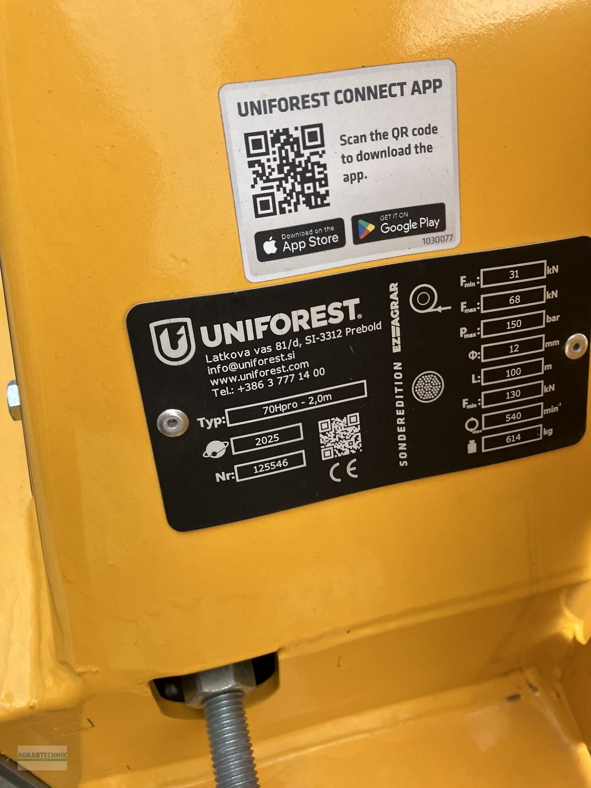 Seilwinde του τύπου Uniforest 70 HPro, Neumaschine σε Pettenbach (Φωτογραφία 13)