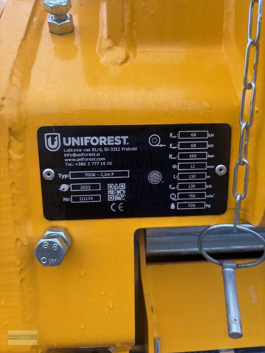 Seilwinde of the type Uniforest 70GKH-Stop, Neumaschine in Pettenbach (Picture 6)