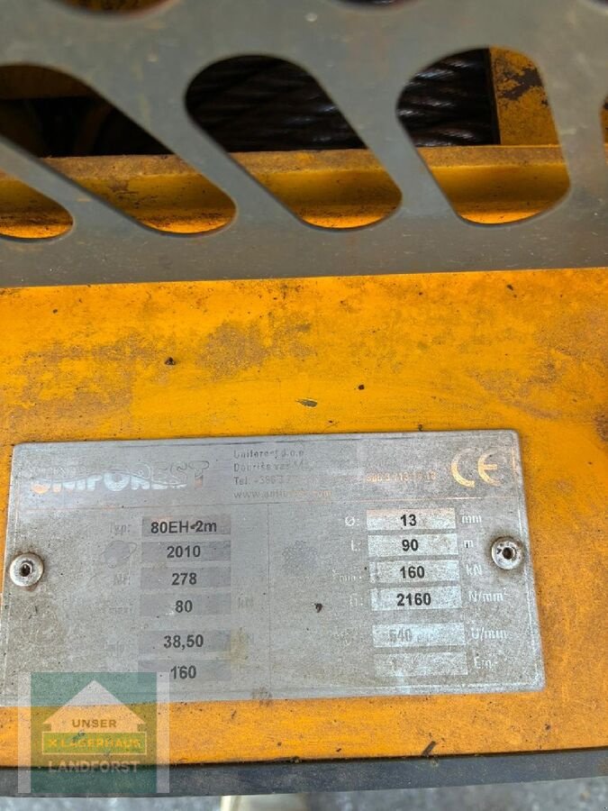 Seilwinde typu Uniforest 85 EH, Gebrauchtmaschine w Murau (Zdjęcie 12)