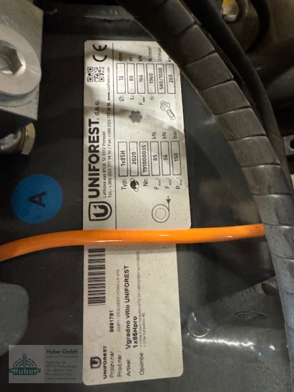 Seilwinde tipa Uniforest 85 H Pro, Neumaschine u Pfaffenhausen (Slika 3)