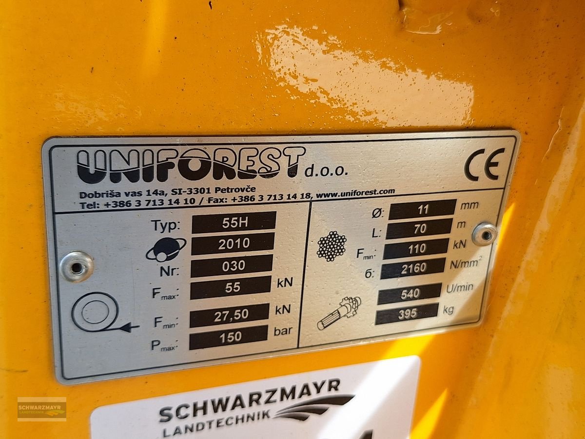 Seilwinde des Typs Uniforest FSW 55 H, Gebrauchtmaschine in Gampern (Bild 16)