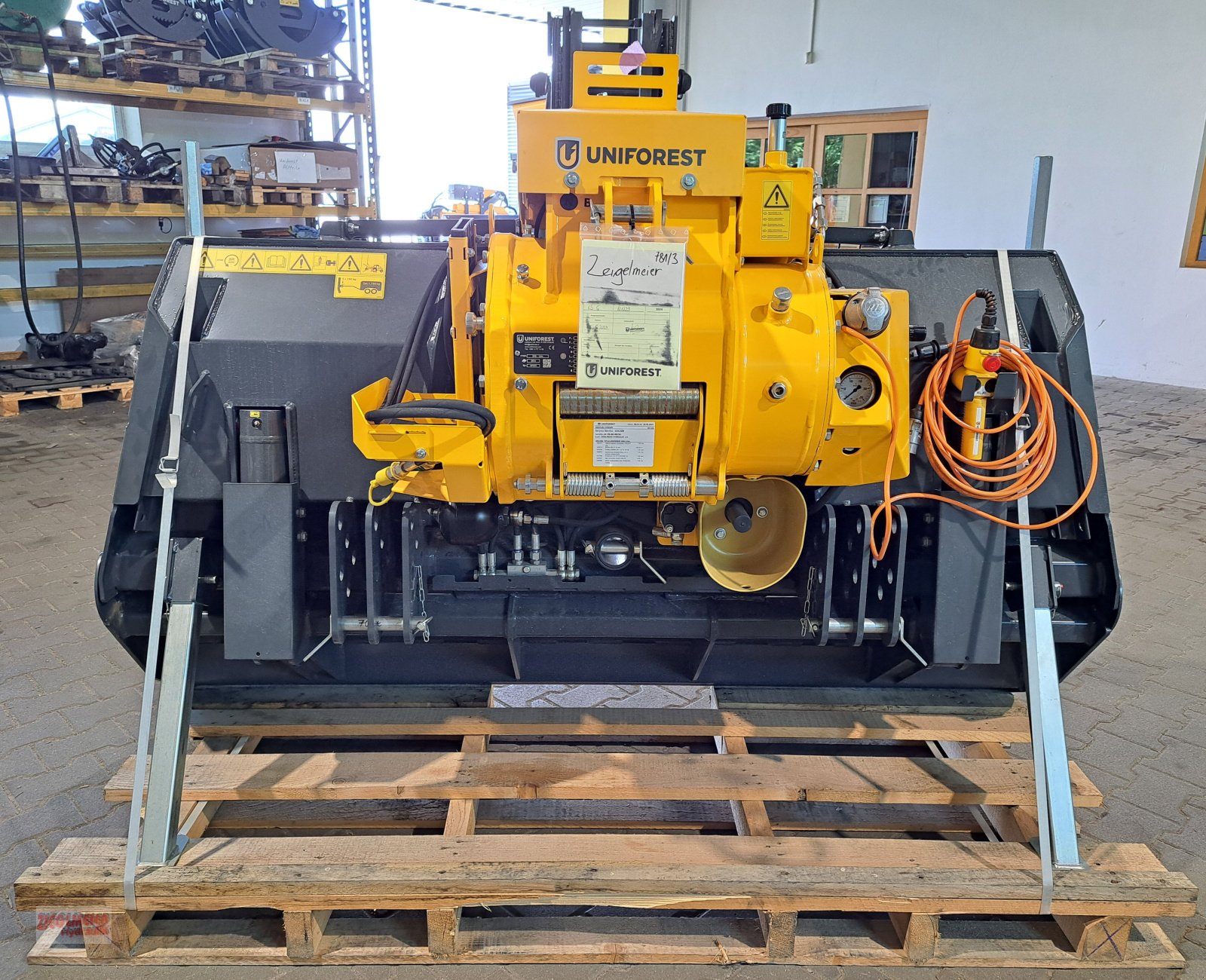 Seilwinde a típus Uniforest Getriebewinde 70GK-2,1-KS, Neumaschine ekkor: Rottenburg a.d. Laaber (Kép 3)