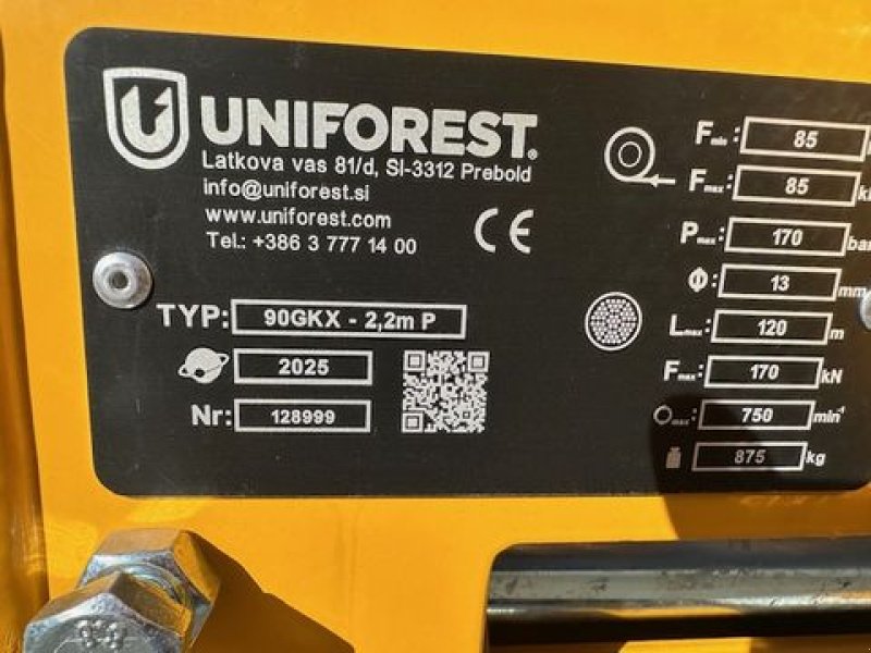 Seilwinde от тип Uniforest Konstantzugwinde 90GKXH-B-P-Stop Prop-Bremse, Neumaschine в Tamsweg (Снимка 12)