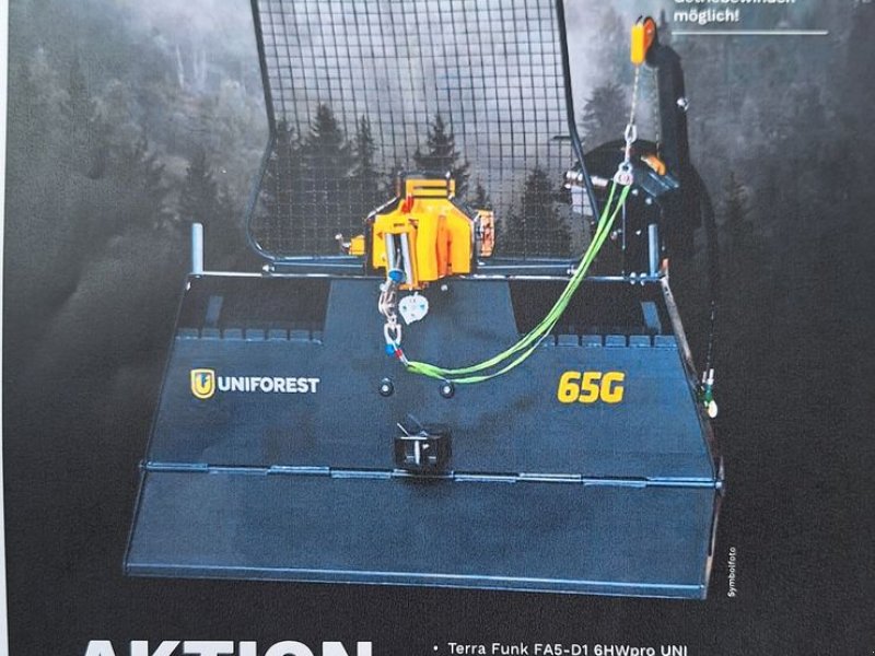 Seilwinde des Typs Uniforest SONDERAKTION 65 G - Stop mit Hilfswinde 6 Hwpro, Gebrauchtmaschine in Burgkirchen (Bild 1)