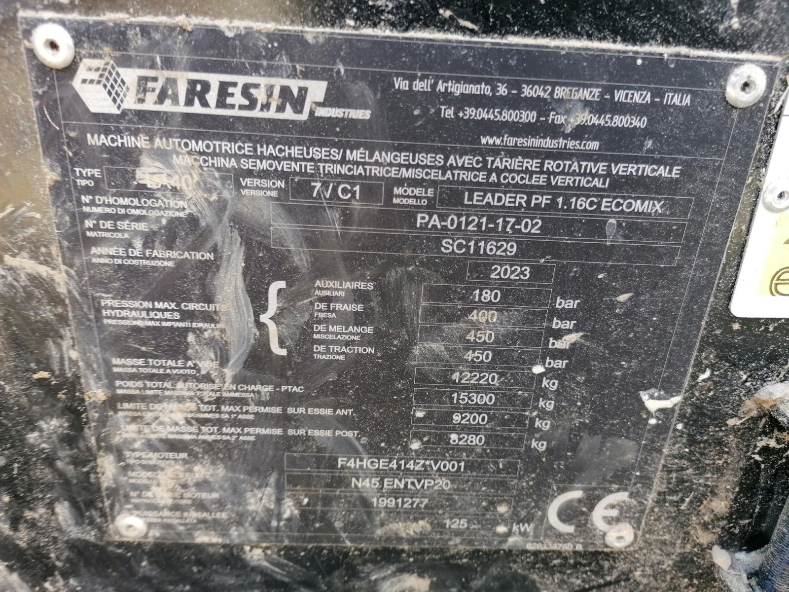 Selbstfahrer Futtermischwagen типа Faresin LEADER PF1.16 C ECOMIX, Gebrauchtmaschine в Le Horps (Фотография 11)